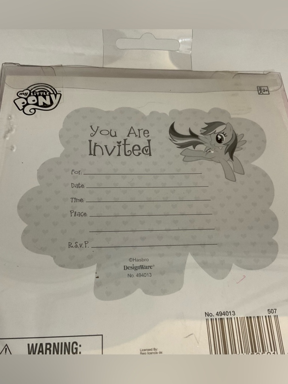 My Little Pony Birthday Party Invitations - Picture 5 of 5